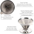thumbnail image 5 of Pour Over Reusable Drip Coffee Filter Cone Portable Coffee Filter Pour Over Home Office Camping, 5 of 5