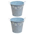 thumbnail image 4 of 2 Pcs Petit Seau Design Marguerite Conteneur de Fleurs Rétro Maison Vase à Fleurs, 4 of 9
