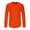 Orange, variante sur Pisexur Vêtement de Protection Solaire Homme UPF 50 Chandail à Manches Longues Homme Respirant Sport Entraînement Couleur Unie Chandail à Manches Longues Col Rond Orange,2TG
