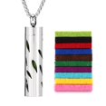 thumbnail image 1 of 2025 New Aromatherapy Jewelry Necklaces Essential Oil Diffuser Necklace Stainless Necklace Perfume Steel Locket Open Scent B0F1, 1 of 8