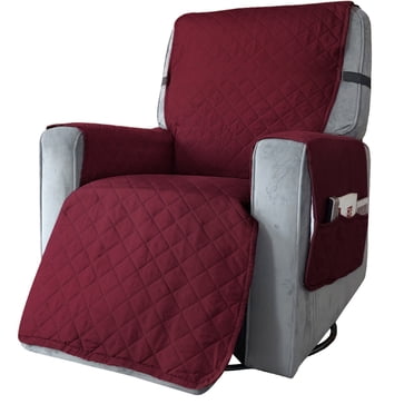 XZNGL Housses de Coussin de Siège de Sofa Imperméables Serviette de Fauteuil Inclinable Anti-Saleté Coussin de Sofa pour Animaux Couleur Unie Fauteuil Berçant Chaise de Massage Housse de Protection de Sofa Serviette Housse de Fauteuil Inclinable