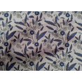 thumbnail image 4 of oneOone Cotton Cambric Fabric Leaves & Floral Block Printed Fabric 1 Yard 56 Inch Wide, 4 of 4