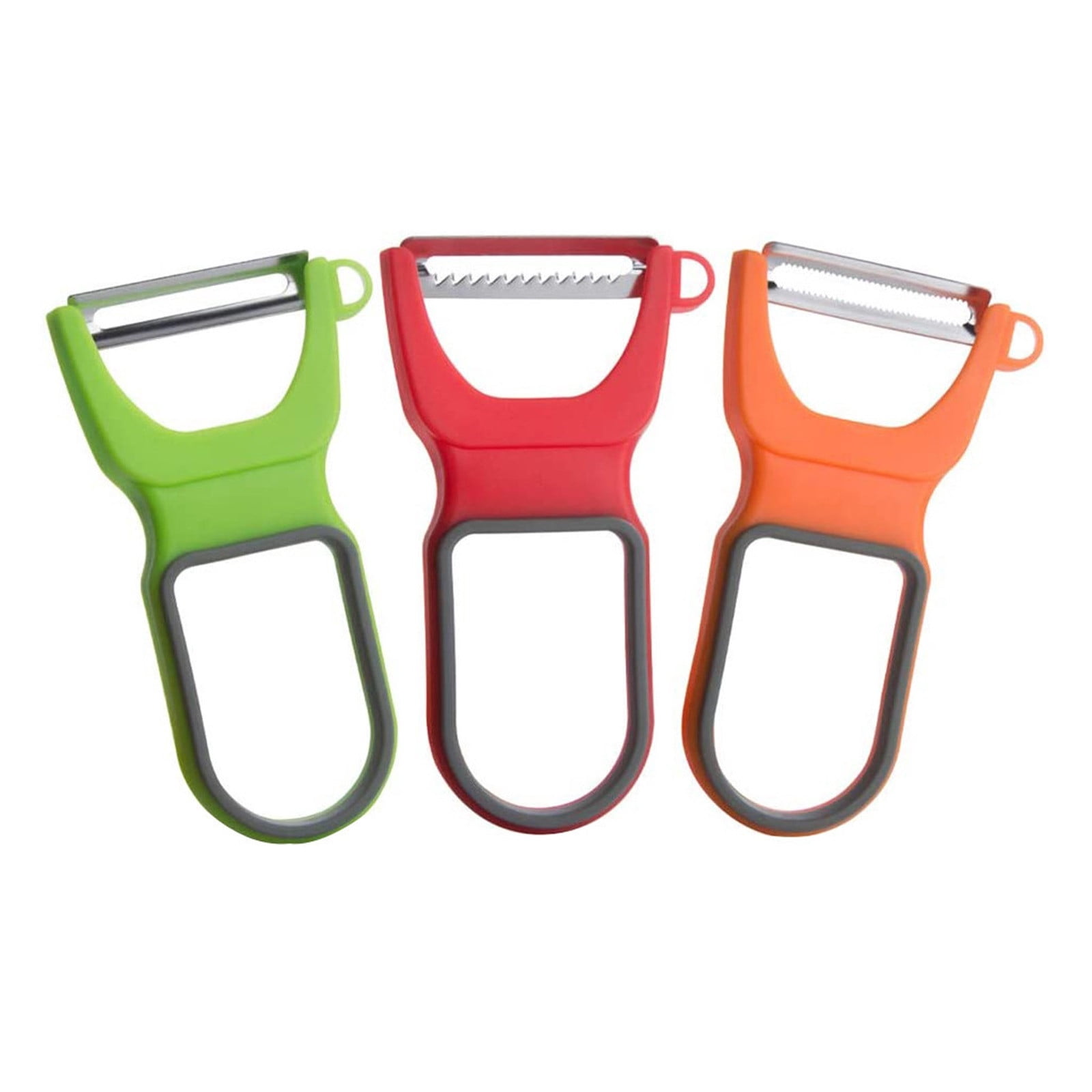 Kitchen Knife Sets,Peelers for Kitchen 3Pc Multifunctional Stainless Steel Peeler Knife Fruit Melon Planer Kitchen Tool Set Kitchen Knife Set,Stainless Steel Multifunctional Peeler