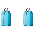 thumbnail image 1 of Guardoinrt Sac à Chaussures Léger et Portable pour Voyage Chaussures Partout avec Facilité Réutilisable Pochettes de Chaussures de Voyage Vert Azur TG 2Set, 1 of 6