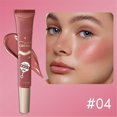thumbnail image 1 of 4 Color Liquid Powder Blusher Eye Shadow Lip And Cheek Purpose Facial Natural Fine Flash Highlight 12Ml, Makeup White Blusher, 1 of 9