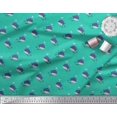 thumbnail image 3 of Soimoi Polyester Crepe Fabric Whale Ocean Print Sewing Fabric Yard 52 Inch Wide, 3 of 3
