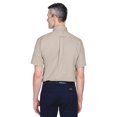 thumbnail image 2 of Harriton Chemise à Manches Courtes en Sergé pour Hommes Easy BlendTM avec Libération de Taches, 2 of 3
