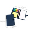 thumbnail image 3 of Blue Button Sticky Notes With Pen Self Stick Memo Pad Notepad Office School Planner Journal Writing Supplies Blue Reminder Notes Desk Companion, 3 of 6
