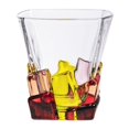 thumbnail image 1 of braveheart Crystal Glasses Home Bar Rocks Old Fashioned Whisky Tumbler Distinctive Hand Painted Glass Cups For Toasting, 1 of 6