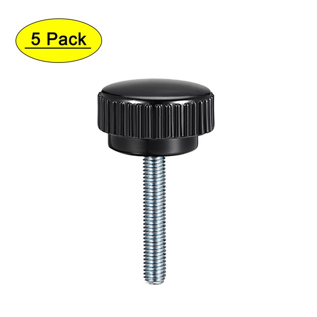Unique Bargains M8 x 40mm Boutons de Serrage Filetés Mâles à Vis Type 5 Pcs