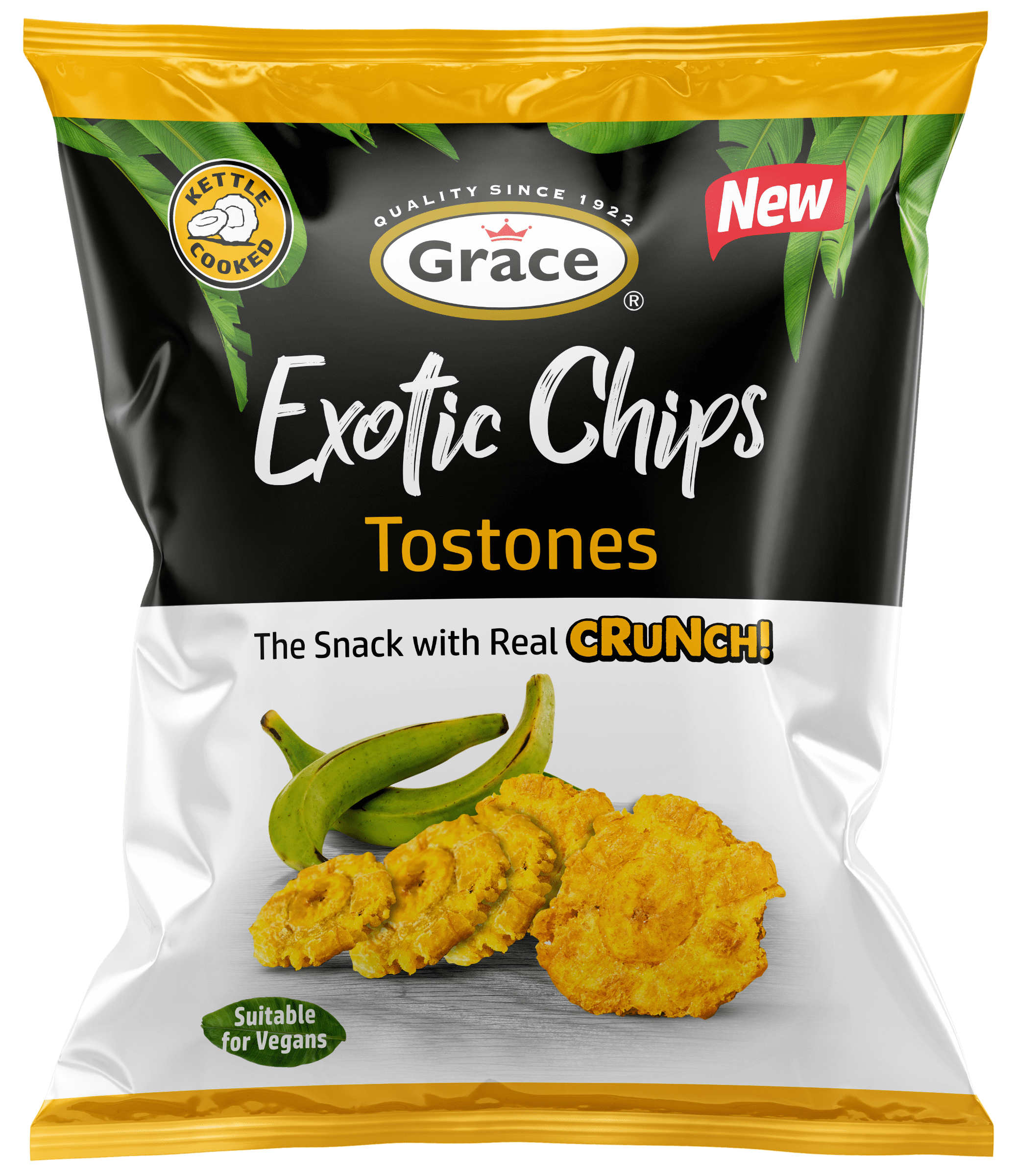 Grace Tostones Exotic Green Plantain Chips 75 g