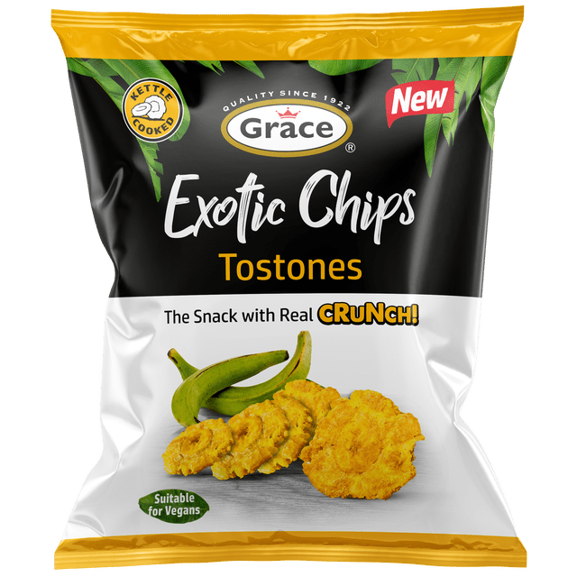Grace Tostones Exotic Green Plantain Chips 75 g