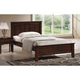 thumbnail image 2 of Baxton Studio Spuma Wood Twin Panel Bed in Cappuccino, 2 of 4