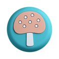 thumbnail image 1 of Guard Cartoon Door Handle Stopper Bumpers Buffer Wall Protectors Doorknob Crash Pad Self Adhesive Design For HomeMushroom Pattern, 1 of 1