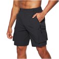 thumbnail image 1 of FAIWAD Shorts Cargo Classiques pour Hommes Légers à Séchage Rapide Extensibles Shorts de Randonnée Shorts Décontractés Respirants avec Poches, 1 of 5