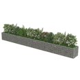 thumbnail image 2 of vidaXL Gabion Raised Bed Galvanised Steel 540x50x50 cm, 2 of 5