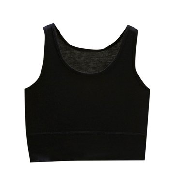 Lmnyox Womens Crop Tank Tops Sleeveless Scoop Neck Casual Basic Undershirts Solid Color Comfy Summer Shirts