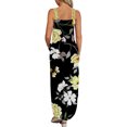 thumbnail image 3 of Sun Dress Femmes Summer Design Décontracté Robe Progressive Sans Manches Cou Suspendu V-Cou Robe Longue Robes de Soirée for Femmes Élégante Chic sur Clearance, 3 of 5