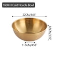 thumbnail image 3 of Stainless Steel Mixing Bowls, Kitchen Prep Bowls with Measurement Scales, Multipurpose Mixing, Marinating, Food Storage, Meal Preparation, Durable Design for Baking, Cooking, Outdoor Activities, 3 of 3