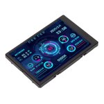 Computer Temp Monitor, PC Sensor Panel Display Horizontal Vertical Screen Switching For CPU For PC Case