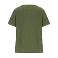 thumbnail image 5 of Birdeem T-Shirt Ample Décontracté d'Été pour Femme à Col Rond, Manches Courtes, à Imprimé Floral, 5 of 5
