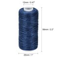 thumbnail image 3 of Unique Bargains Dark Blue Polyester Waxed Leather Sewing Thread, 55 Yards, 3 of 6