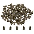 thumbnail image 1 of Unique Bargains Embouts de Cordon, 100 Pcs Embouts de Ressorts en Métal 4x9 mm Embouts de Bobine à Sertir Embouts Ton Bronze, 1 of 5
