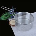 thumbnail image 2 of fastboy Stainless Steel French Fry Chips Basket Net Strainer Kitchen Cooking Small, 2 of 8