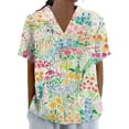 thumbnail image 1 of T-shirts à Coupe Ample pour Femmes Chemisiers de Robe pour Femmes Chemise à Manches Longues à Col pour Femmes Chemise Boutonnée Robe à Manches Longues pour Femmes Chemises à Manches Trois-Quarts Chemise en Popeline Femme Chemise pour Femmes Randonnée pour Femmes, 1 of 4