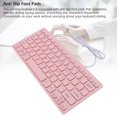 thumbnail image 4 of 78 Keys USB Keyboard, Wired Compact Silent Keyboard for PC Laptop Gaming and Office, with Anti Slip Foot Pads, Comfortable Design, 4 of 7