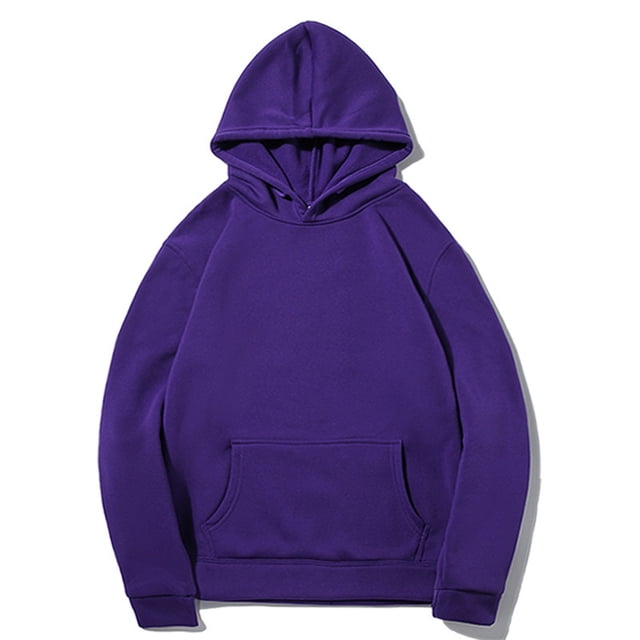 RXIRUCGD Chandail à Capuchon de Sport Décontracté pour Homme à Manches Longues, Uni, Violet, Taille TG. Fabriqué en polyester 100 % avec un Tissu Doux et Extensible pour le Confort et la Durabilité. Comprend une Poche Kangourou avant, des Manches Longues et un Capuchon. Convient aux Tenues Décontractées, d'Extérieur et Athlétiques.