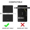 thumbnail image 2 of Mignova Kids Case for Moxee Tablet 2,Shockproof Kids Friendly Rugged Cover with Shoulder Strap & Kickstand Case for Moxee 8 inch Tablet 2 (Model:MT-T8B22) 2022 Released (Navy/Green), 2 of 8