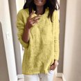 thumbnail image 1 of LSLJS Chandail à Col Rond pour Femmes, Décontracté, Ample, Chandail à Enfiler, Hauts, Manches Longues, T-Shirt, Chemisiers, Sport, Chandail à Enfiler, Tenue de Détente, 1 of 5