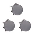 thumbnail image 4 of relayinert 1/2/3/5 Confort et Durabilité des Chaises Coussin Rond Doux et Confortable Gris Clair 3 Pcs, 4 of 6