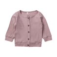 thumbnail image 2 of Boys Girls Button-down Cardigan  Solid Color Sweater  Casual Outerwear, 2 of 8