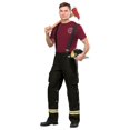 thumbnail image 4 of Firefighter Adult Costume Men's Fire Captain Costume, 4 of 4