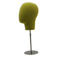 thumbnail image 4 of Yinanstore Mannequin Head with Stable Round Base, Adjustable, Professional, Durable Manikin Head, Display Stand Model for Glasses Hairpiece Headsets Masks Green, 4 of 6