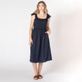thumbnail image 1 of Devoted robe midi sans manches avec volants sur les épaules, 1 of 7