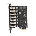thumbnail image 1 of Carte d'Extension à 7 Ports, Matériel PCB Profession USB3.0 5Gbps Carte d'Extension pour Ordinateur, 1 of 8