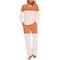 thumbnail image 2 of Rbaofujie Shorts Pajama Set Ladies' Gradient Printed Casual Top Pants Pajama Set Pajama Set, 2 of 6