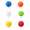 thumbnail image 3 of serony Balle pour Animal Multicolore Format Compact Outils de Jeu Jouets pour Chiot Ajourés Jouet pour Chien Léger Récupère 26 Trous Accessoire d'Entraînement Couleur Mixte, 3 of 3