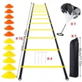 thumbnail image 2 of BKER Agility Ladder For Training Speed Footwork Drill With Carrying Bag Lightweight Durable Portable Football Conditioning Workout Gear For Athletes Teens Adults, 2 of 6