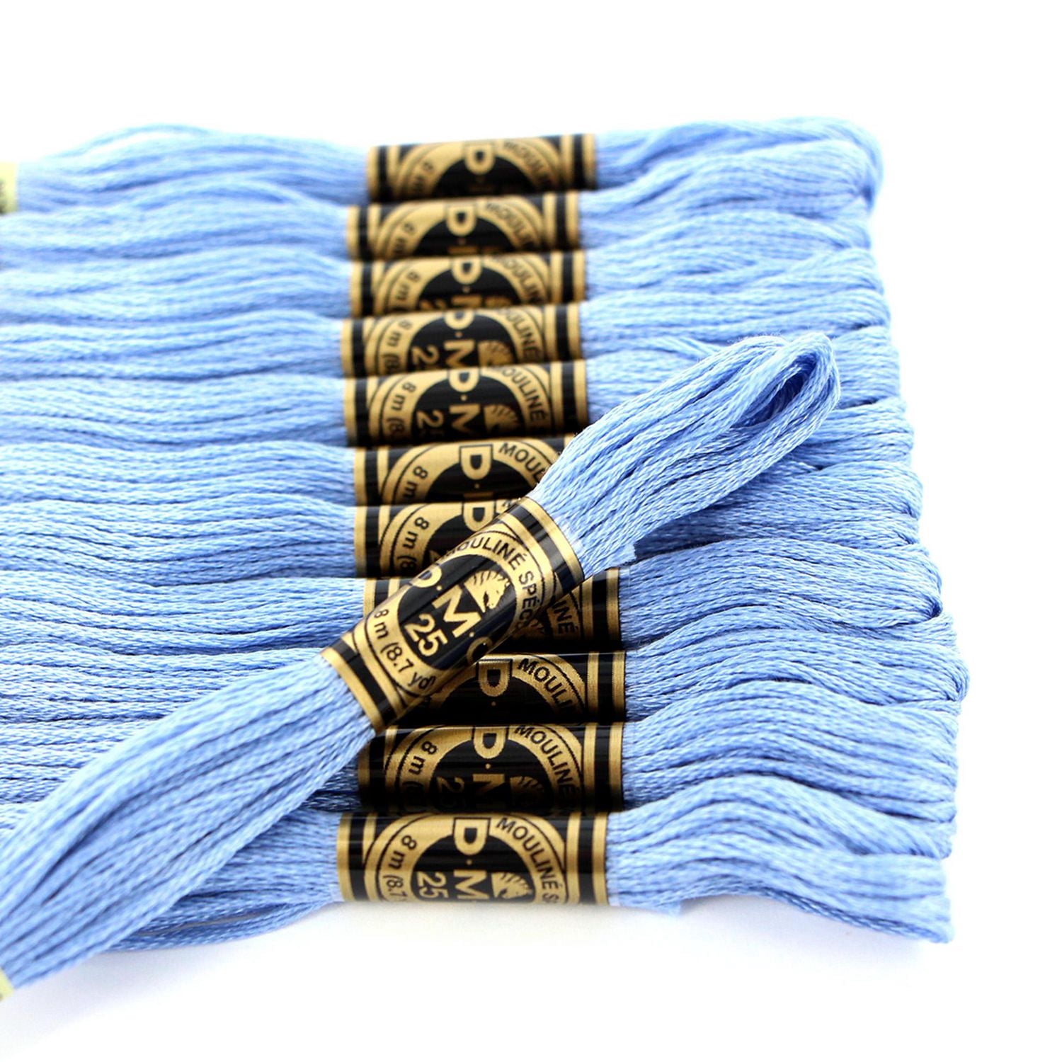 DMC bleu coton 6 Strand Floss 8 m (8.75 yd)