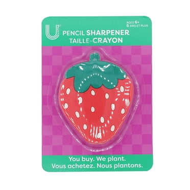 U Style Taille-crayon manuel fantaisie Fraise, 1 trou