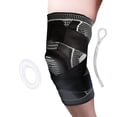 thumbnail image 4 of 20 Compression Knee Support Brace for Athletic Training Sports and Fitness Activities Unisex Design, 4 of 6