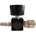 thumbnail image 2 of Régulateur de Pression de Compresseur d'Air 1/4 Pouces Régulateur Pneumatique, avec Raccord 180psi 12bar (Valve Trois Voies), 2 of 3