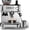 Grey, variant on Kojooin 15 Bar Espresso Machine, LCD Display Coffee Maker with Grinder, Milk Frother & PID Temp Control, 8.8oz Hopper