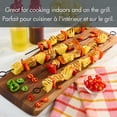thumbnail image 4 of Brochettes pour BBQ anti-adhésives en métal, 4 of 8