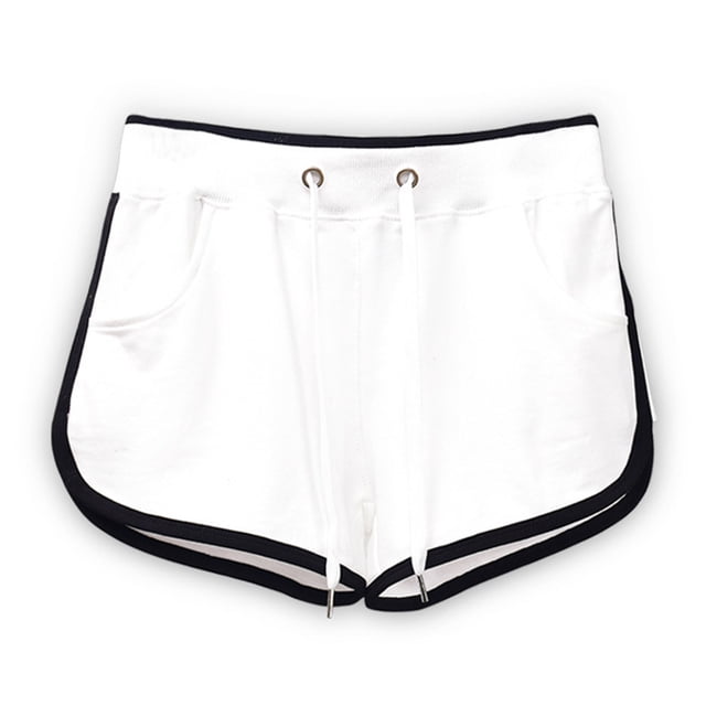 Yuyuzo Plus Size Shorts for Women High Waisted Drawstring Workout Shorts Running Athletic Gym Shorts