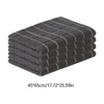 thumbnail image 3 of Fridja Microfiber Dish Towels , Solid Color Soft Super Absorbent and Lint Free Kitchen Towels Tea Towels and Bar Towels, 4 Pack (Lattice Designed Black Colors) - 26 x 18 Inch, 3 of 5